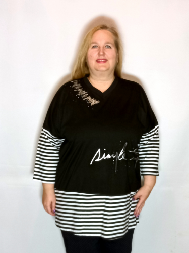 Туника (9314-7) (Китай, Yalina) — размеры 9 xl