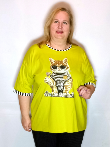 Туника 9251-1 (Китай, Yalina) — размеры 9 xl