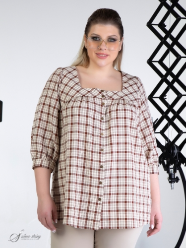 Блузка 33041743-01-22 (Серебряная нить, Москва) — размеры 58, 60